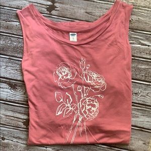 Old Navy Rose Swing Tank